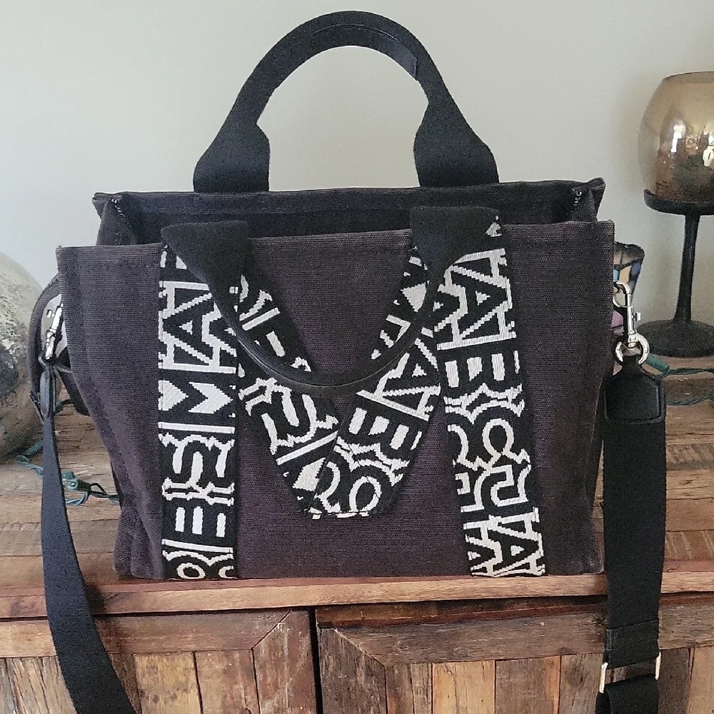 Marc Jacobs M Canvas Tote Bag